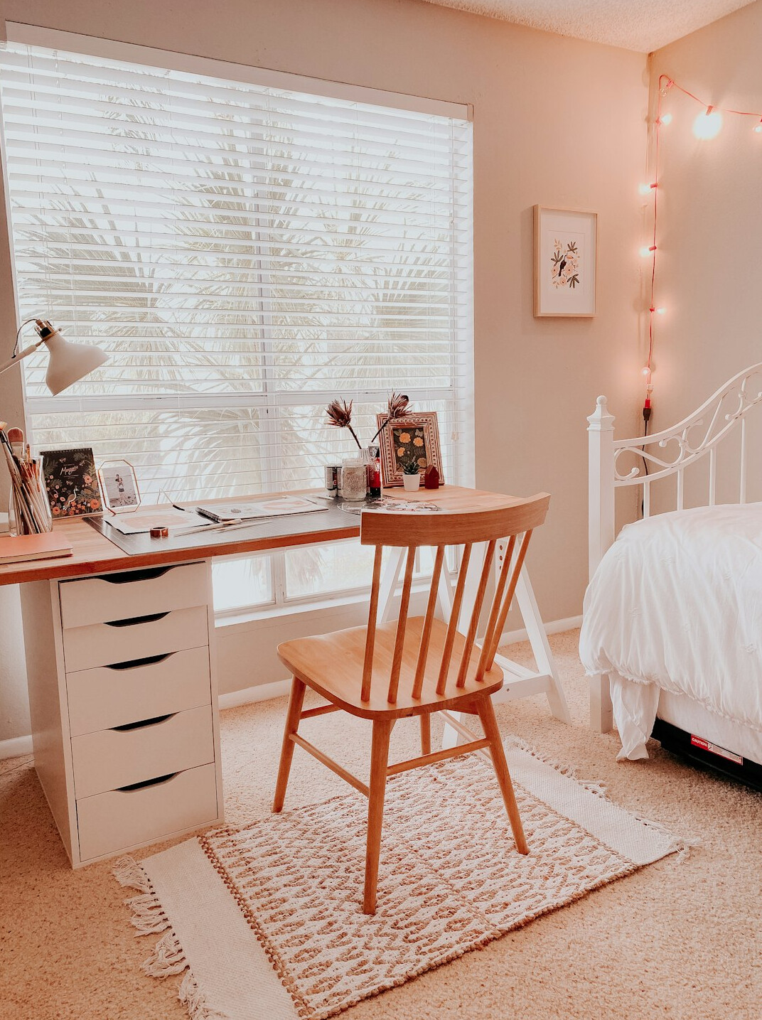 Bright desk with laptop, notebook, calculator and coffee for household budget planning